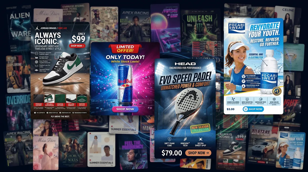 Product shots and scene visuals, generated on demand. — example output