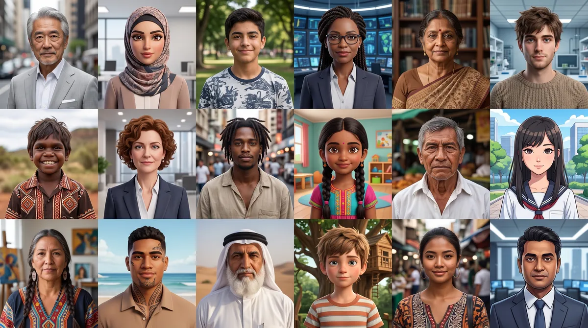 The same face, instead of a new stranger every time. — example output
